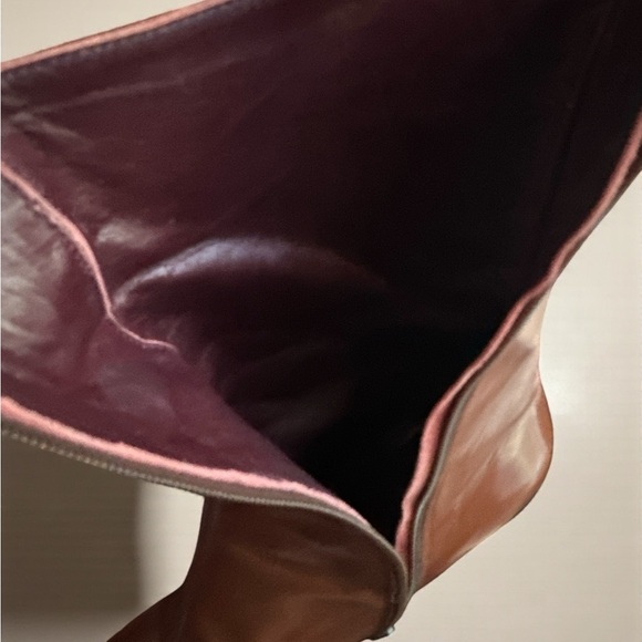 👢 Coach Italian Collection Chestnut Leather Heeled Boots – Made in Italy - Picture 9 of 12